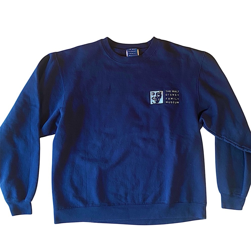 Walt Disney Family Museum Crewneck Sweatshirt, 2009, Size Medium, Navy Blue - Picture 2 of 6